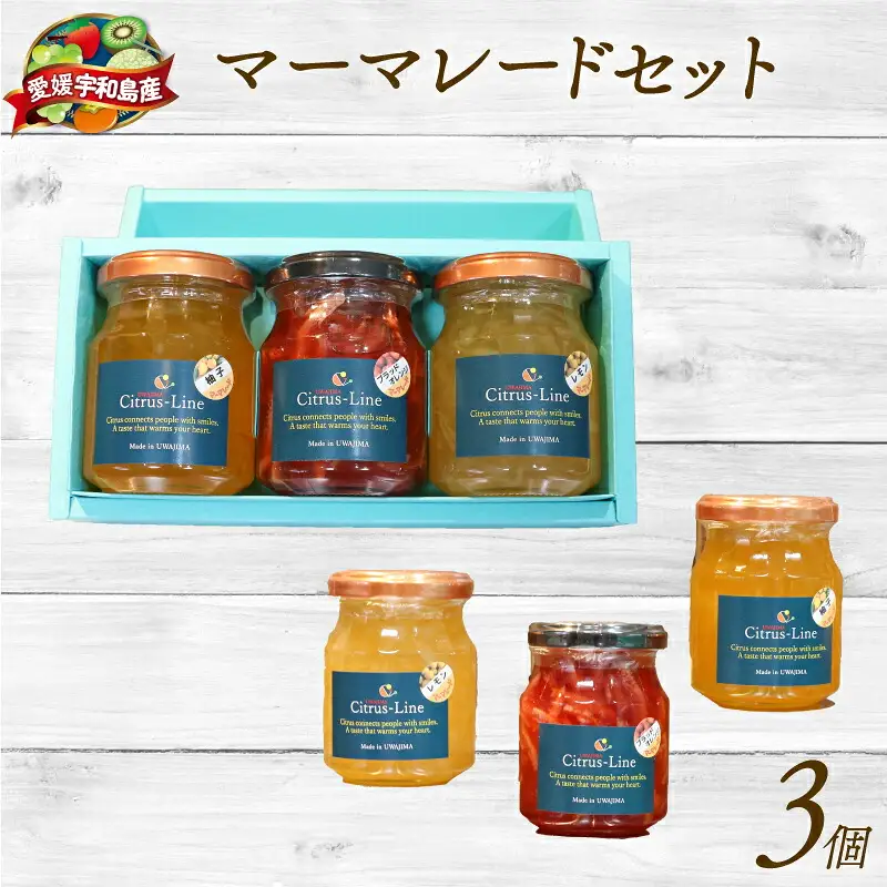 マーマレード セット 130g × 3個 Citrus-Line マーマレード J014-098002