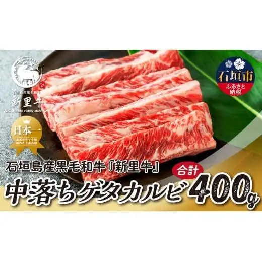 石垣島産 黒毛和牛 新里牛 中落ちゲタカルビ（200g×2）　SZ-26