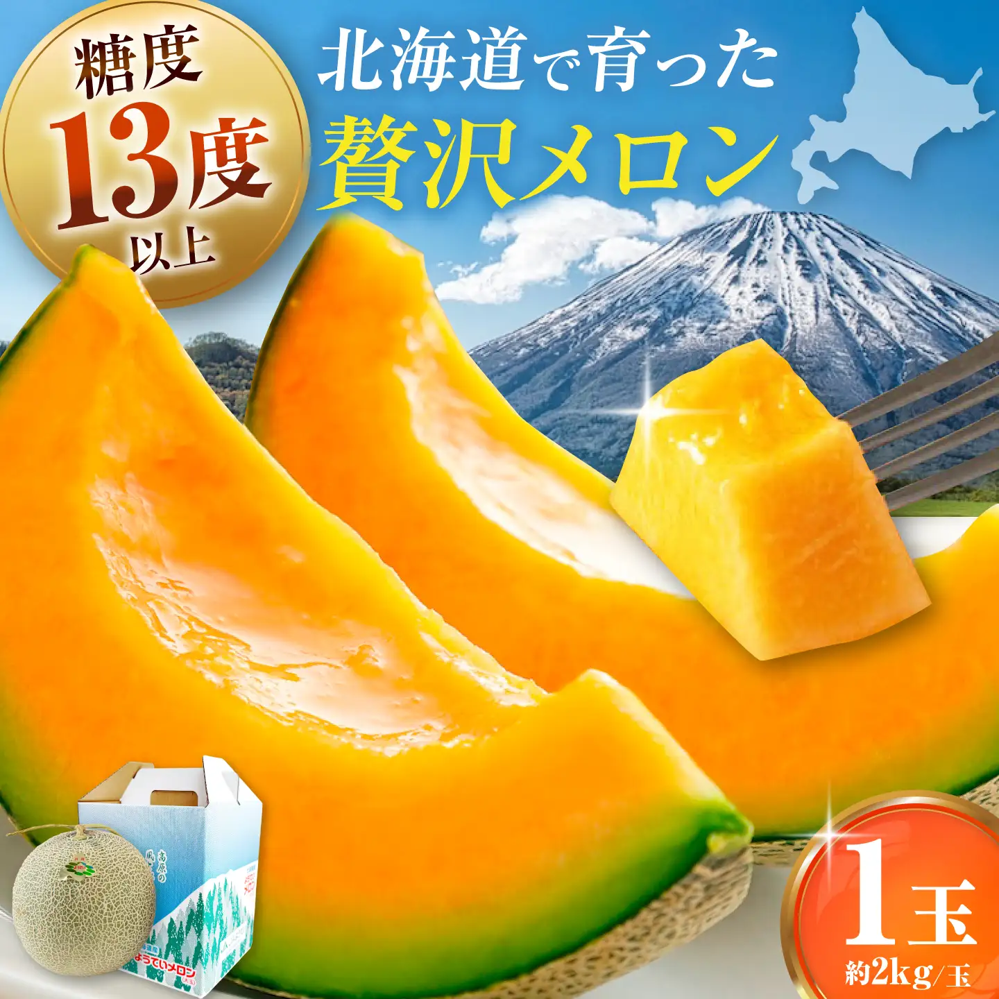 【先行予約】赤肉メロン 1玉 [AJAK023] メロン 夏