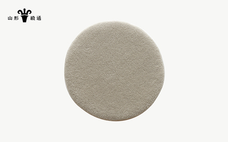 【山形緞通】Crafton Cushion - No.2 (Circle) [絨毯 じゅうたん ラグ カーペット oc-cccxx-no2]