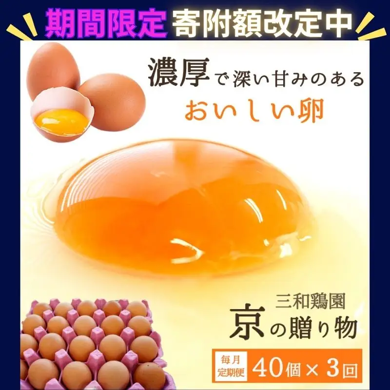 【定期便3か月】 卵 赤たまご 120個 ： 40個×3回 【配送不可地域：北海道、沖縄、離島】