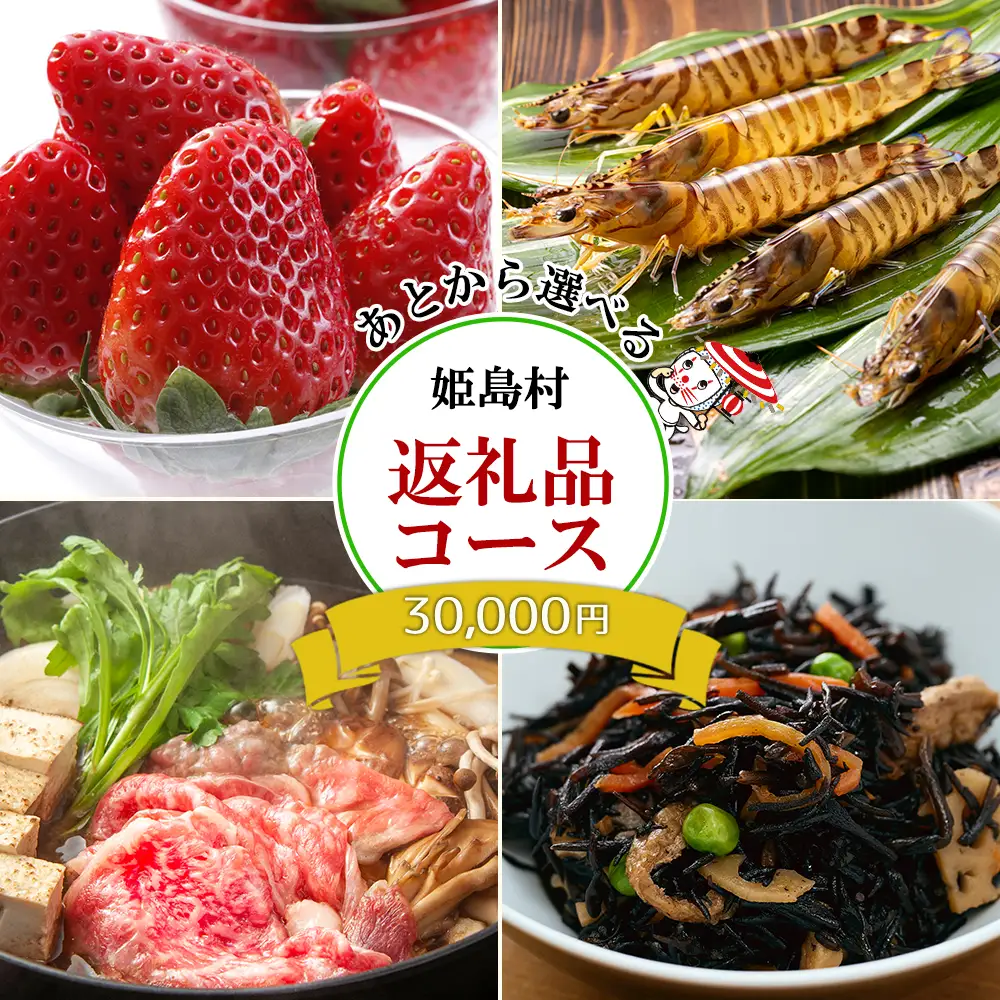 あとから選べる返礼品【３万円コース】 L4