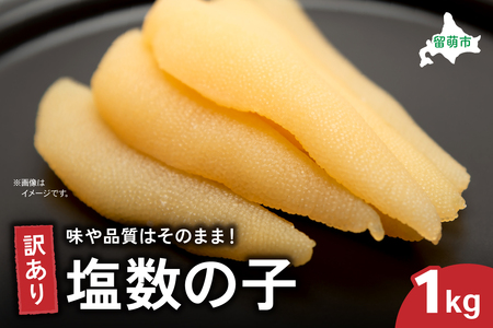 訳あり 塩数の子1kg（500g×2）　ごはんのお供 おかず 珍味 海鮮 海産物 魚介 魚介類 おつまみ  かずのこ カズノコ おせち　高級　ギフト　R003-011
