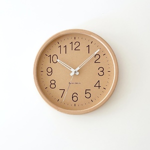 KATOMOKU muku clock≪km-45NA≫木製掛け時計(ナチュラル)【B-77-N1】