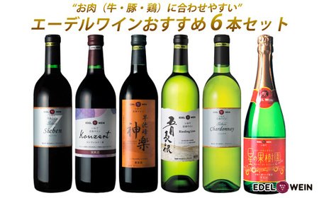 エーデルワイン お肉に合うおすすめワイン6本セット  【1982】