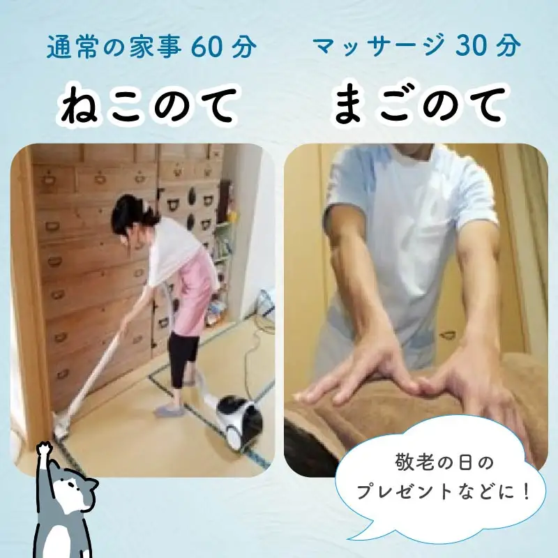 家事代行 サービスチケット マッサージ 家事 掃除 洗濯 料理 片付け
