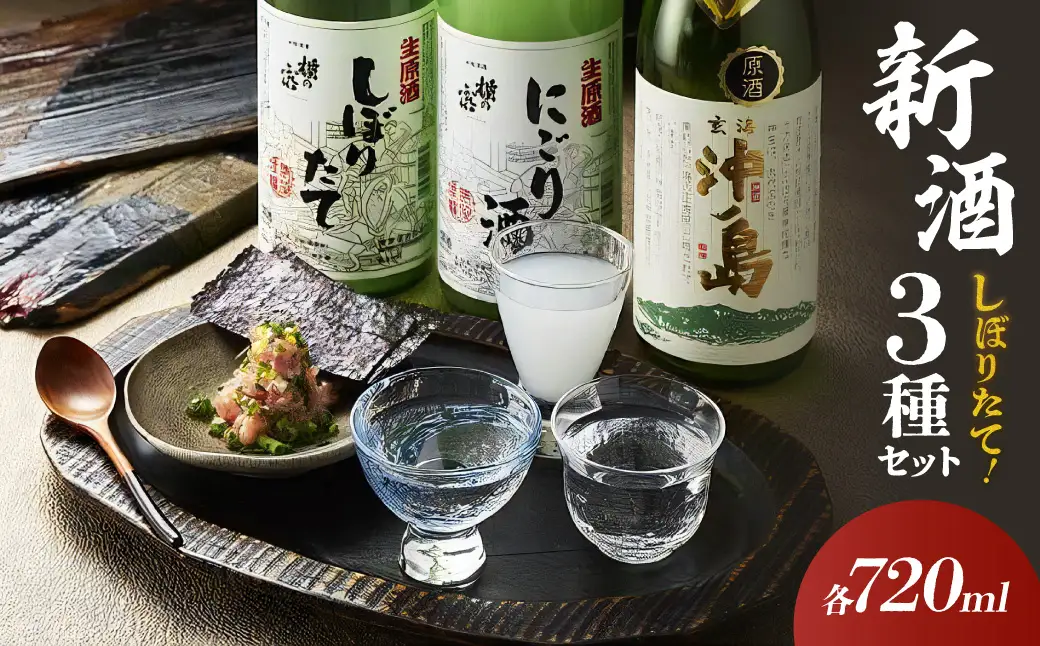 【2027年1月より順次発送】蔵元直送！しぼりたて新酒セット【勝屋酒造】_HA1373