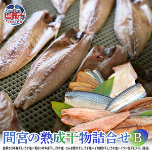 【ふるさと納税】間宮の熟成干物詰合せ〈B〉（塩竃市 宮城県 ひもの）mm00002