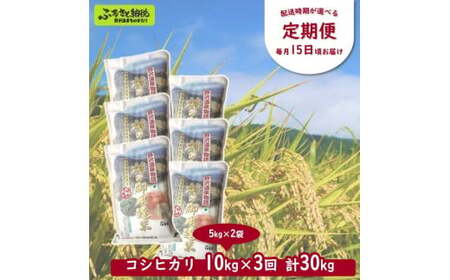 ［定期便］村の御用達米 10kg×3回 | KTm10-2