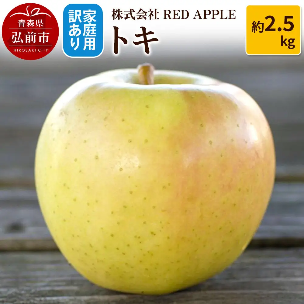 【26年10月中旬～発送】りんご【訳あり】家庭用 トキ 約2.5kg 先行受付