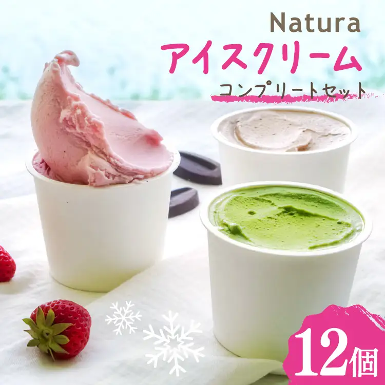 アイス ナチューラのアイスクリーム コンプリート 12個入り