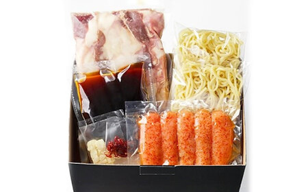 【定期便年6回】【やまや】博多もつ鍋やまや もつ鍋セット（味噌味）1-2人前 とうちのめんたい300gの博多満喫セット