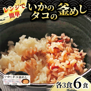 釜めし 6個 いか釜めし3個 タコ釜めし3個