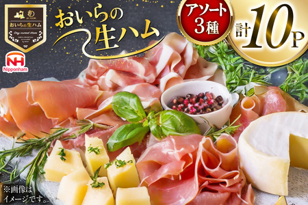 生ハム おいらの生ハム アソート セット 計10p