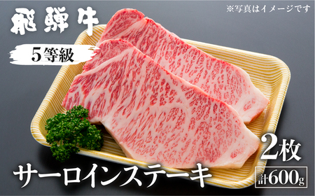 飛騨牛 サーロインステーキ A5 ２枚 肉の沖村 飛騨牛 [CT002]