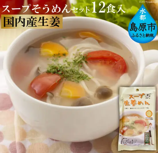 AD131伝統の味が若者のアイデアで進化　スープそうめんセット（生姜）