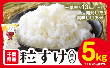 令和8年産 千葉県産 粒すけ 白米 5kg 米 御門商店