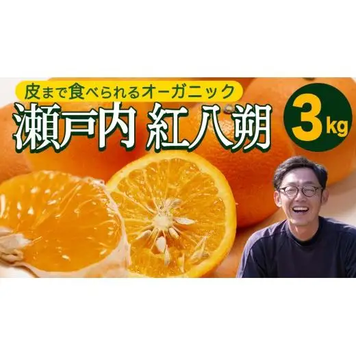 【 先行予約 】瀬戸内産 オーガニック 紅八朔 3kg 【2027年1月中旬以降発送】
