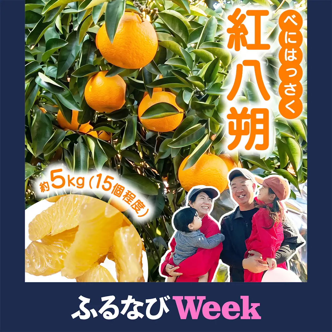 【ふるなびWEEK対象】 瀬戸内 紅八朔 約5kg（15個程度） 【2027年2月以降発送】