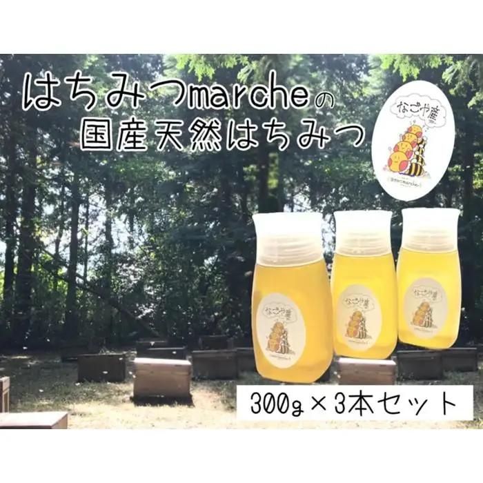なごや天然はちみつボトル300g×3セット