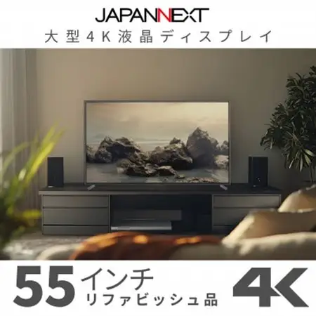 大型4K液晶モニター  55インチ　4K(3840×2160)リファビッシュ品_液晶モニター 4K 55インチ 大型_【1570155】