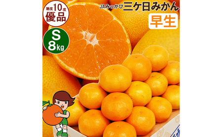 みかん 早生 Sサイズ8kg ミカン 果物 くだもの フルーツ みかん