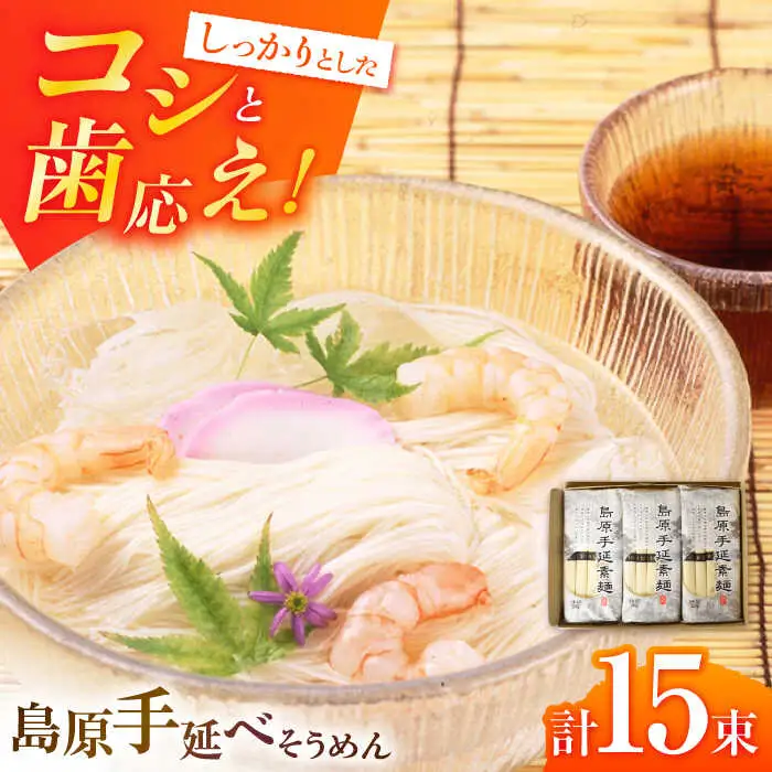【お試し】島原手延べそうめん 3袋セット 750g  / そうめん 島原そうめん 手延べ 麺 素麺 / 南島原市 / ふるさと企画[SBA074]