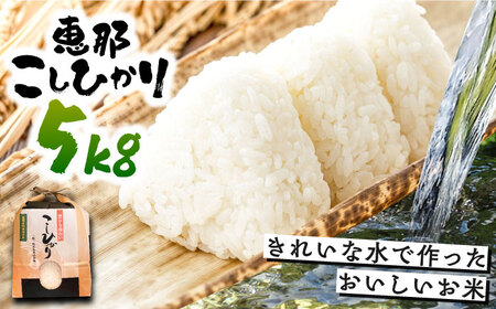 コシヒカリ 5kg 【スピード配送】/ 恵那市 / おこめのささき [AUAT012]