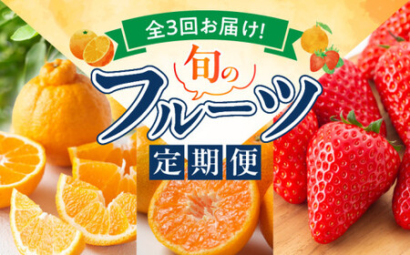 【定期便 全3回】紀州和歌山産旬のフルーツ定期便（温州みかん、いちご、紀州デコ）_G60-T84