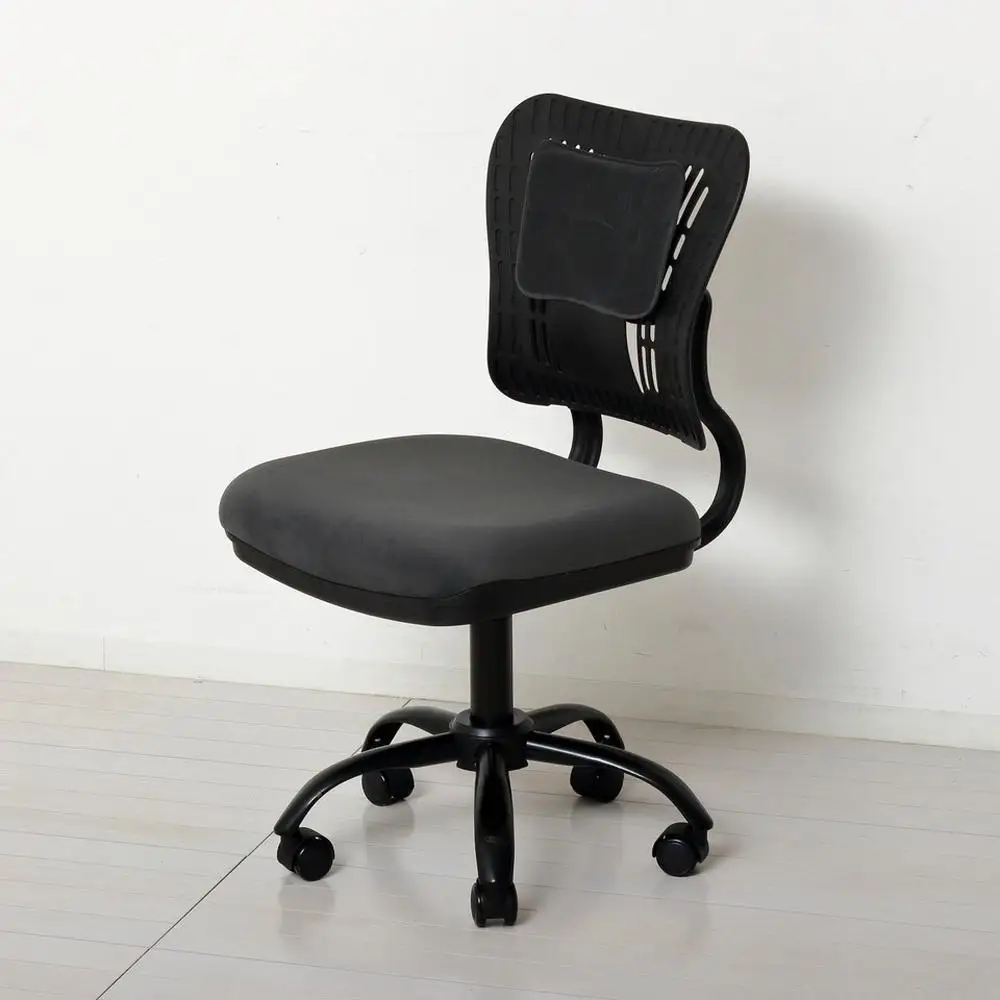 オフィスチェア デザインチェア 約幅50×奥行53×高さ85.5から95cm グレーブラック スタイリッシュ おしゃれ デスクチェア コンフィ AKU104410904