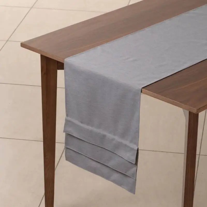 テーブルランナー Elisabeth Table runner／エリザベット グレイッシュインディゴ
