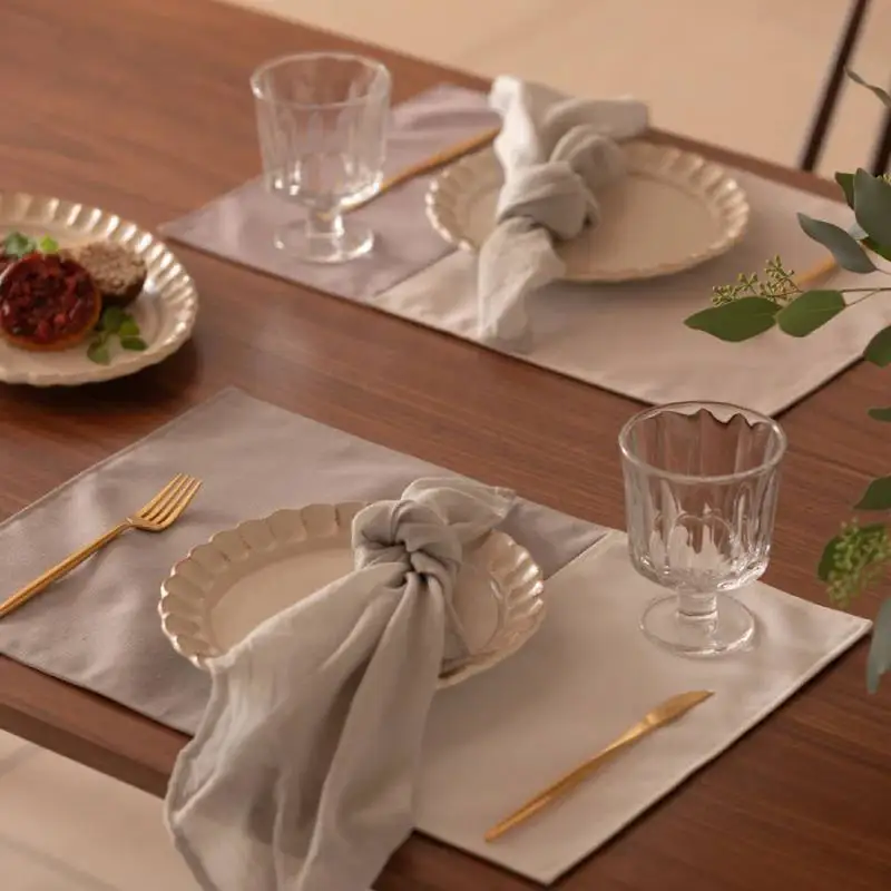 ランチョンマット memoria Luncheon mat／メモリア グレイッシュサンド