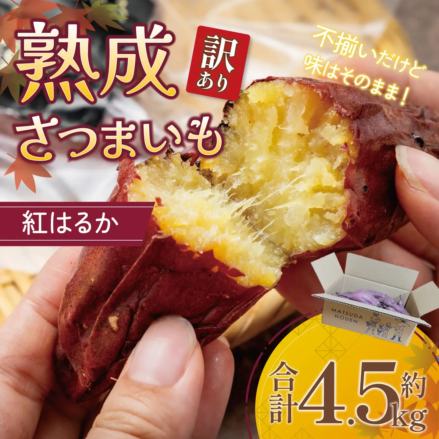先行予約 さつまいも 訳あり 紅はるか 4.5kg さつまいも