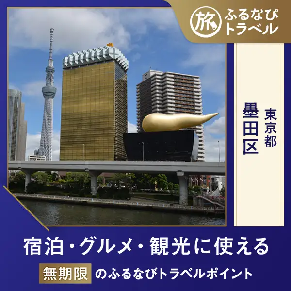 【旅行支援・宿泊無期限】旅行ポイント墨田区ふるなびトラベルポイント