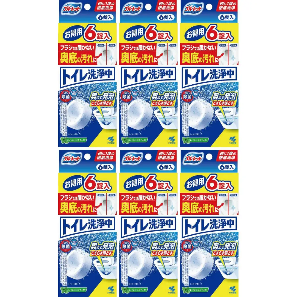 ブルーレット　トイレ洗浄中（6錠）×6個