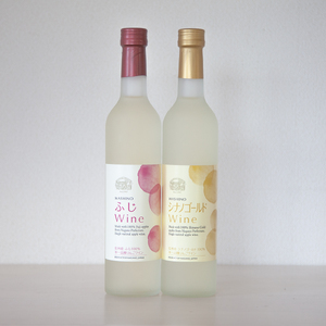 りんごワイン2本セット ふじ＆シナノゴールド