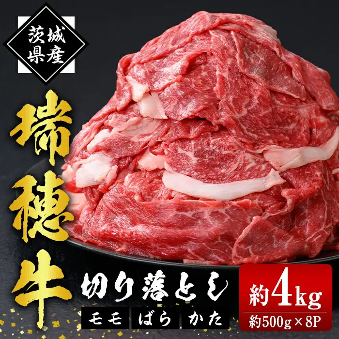 牛肉 切り落とし 約4kg 【牛肉】【ho1450】