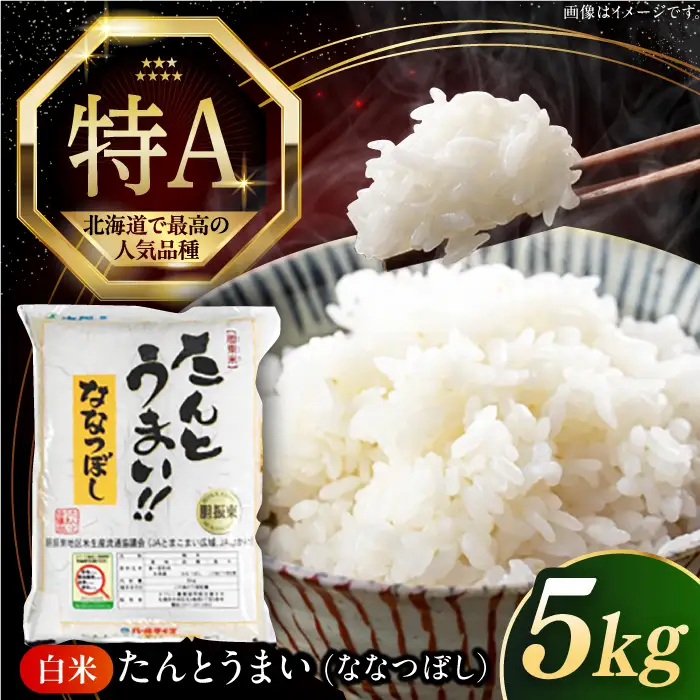 【令和7年産】ななつぼし [たんとう米]5kg コメ 北海道産 [AXAB060]