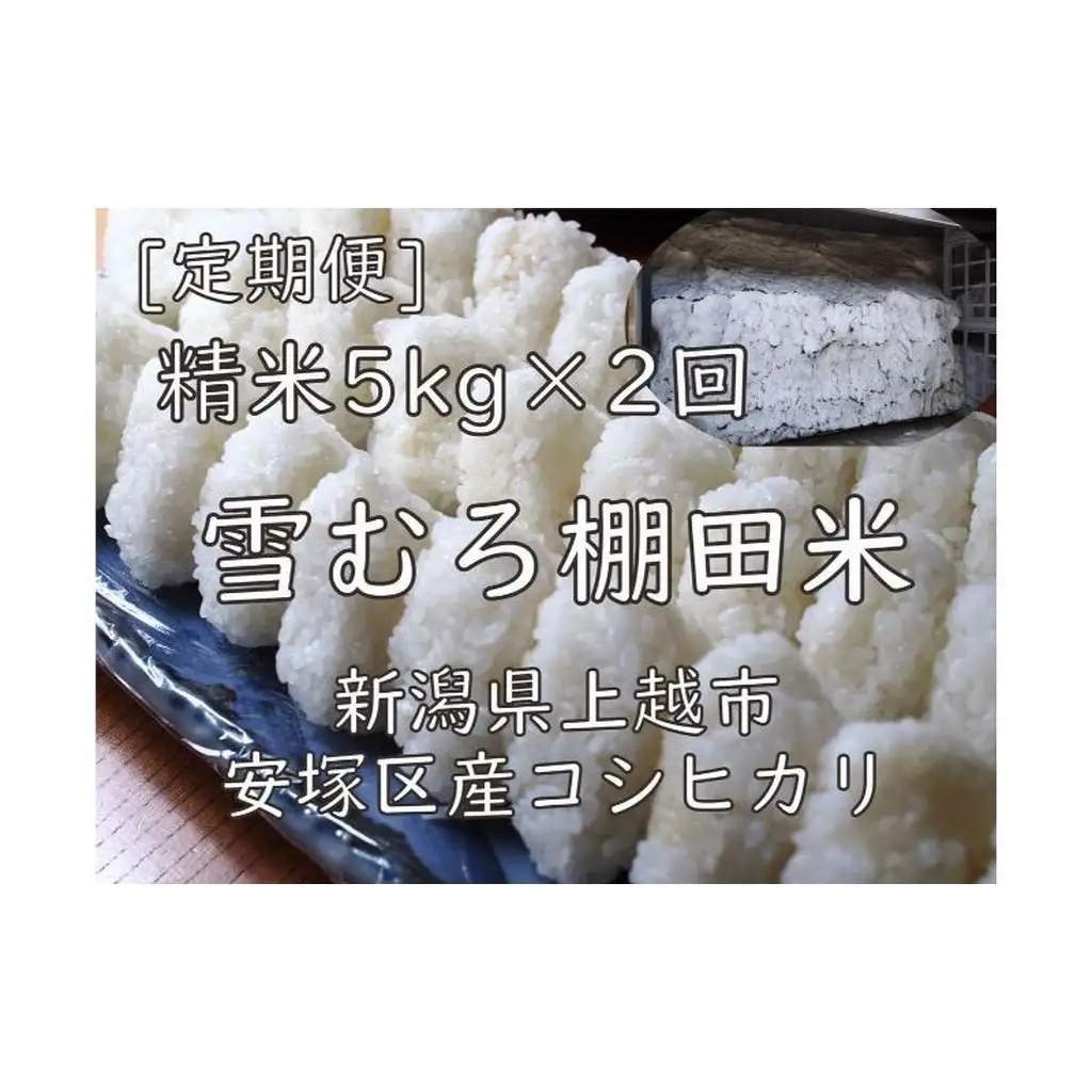 棚田米 コシヒカリ 精白米 コシヒカリ 10kg(5kg×2回)【定期便】