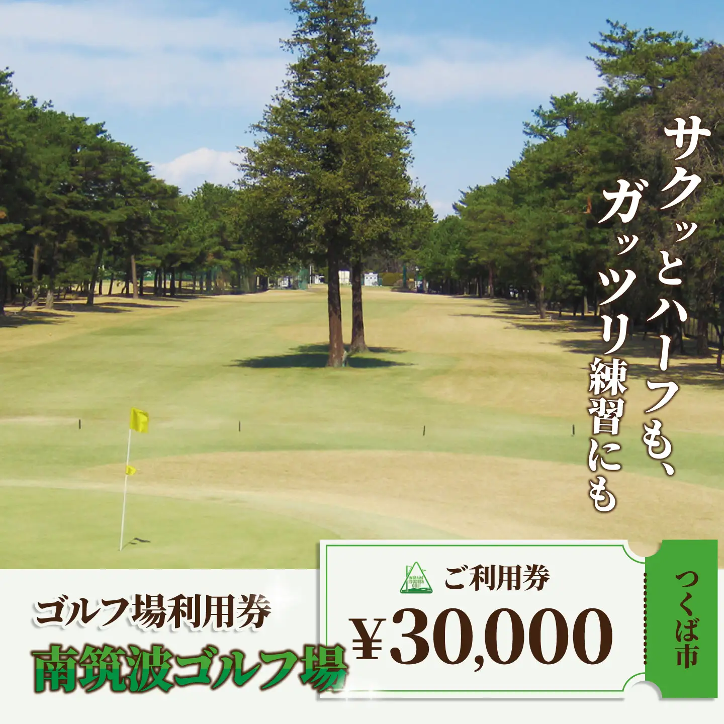 南筑波ゴルフ場 ゴルフ場 利用券 30,000円分