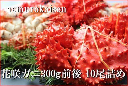 【北海道根室産】花咲ガニ300g×10尾 C-57047