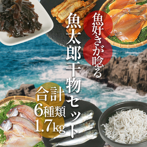 干物セット 6種 1.7kg 冷凍 セット 詰め合わせ 鯛 タイ たい 鯖 サバ さば ふぐ フグ ちりめん わかめ 佃煮 干物 魚太郎