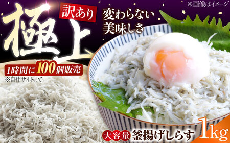 訳あり冷凍釜揚げしらす1kg しらす[XCN007]