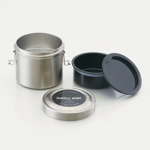弁当箱 総容量 1050ml STLB3AG 637070 ステンレス弁当箱 15-043