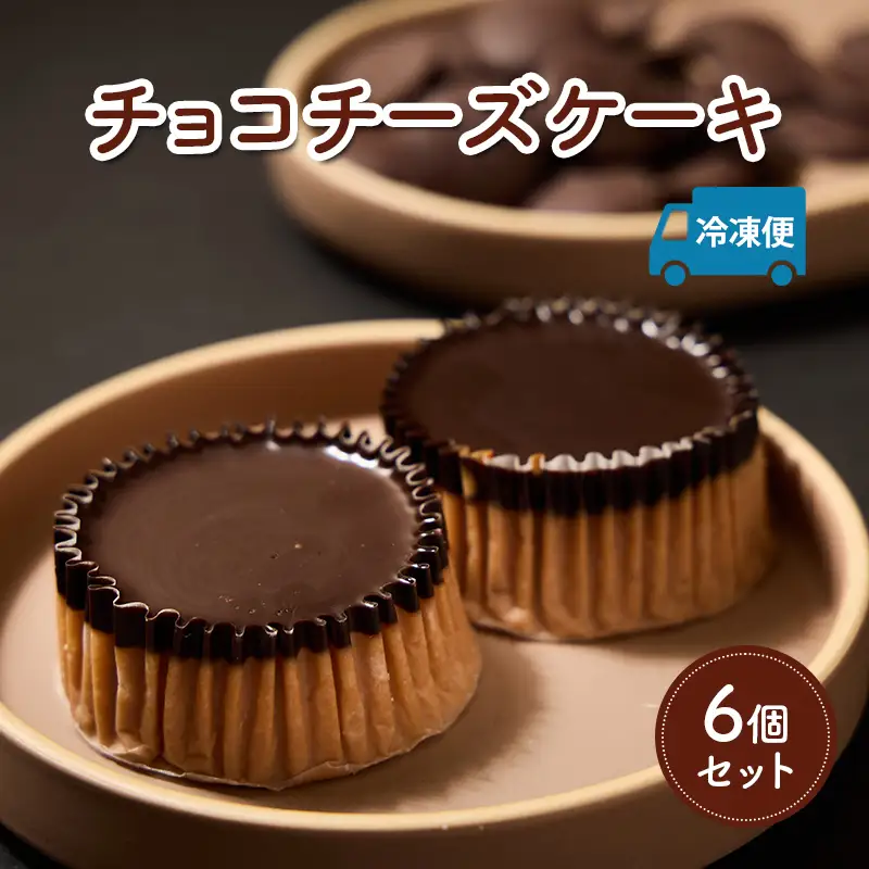 チーズケーキ チョコ 焼菓子 チーズケーキ【6個】