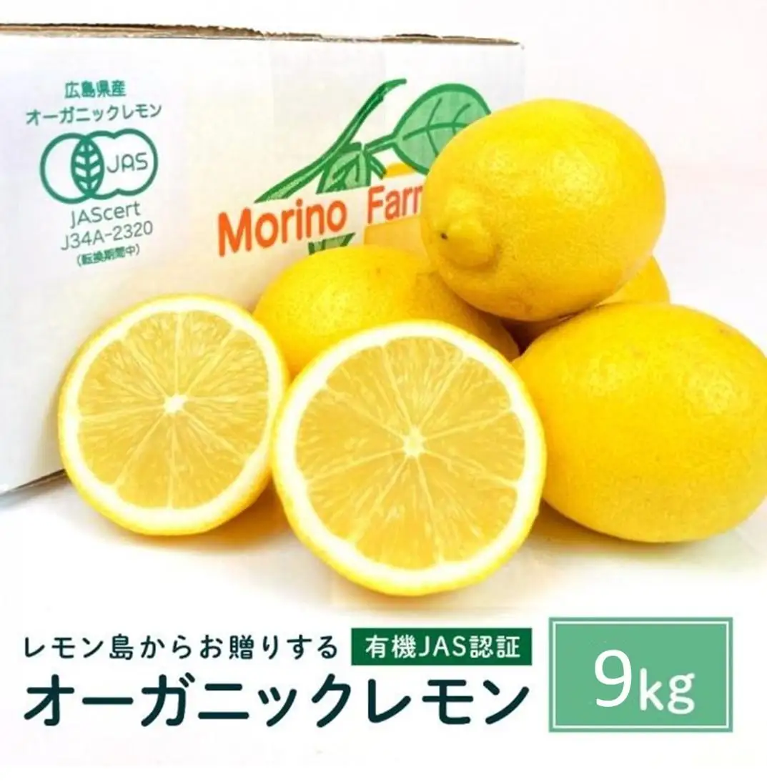 【有機JAS認証】レモン島からお贈りするオーガニックレモン 9kg 有機レモン 2月以降発送予定 産直 国産 有機栽培