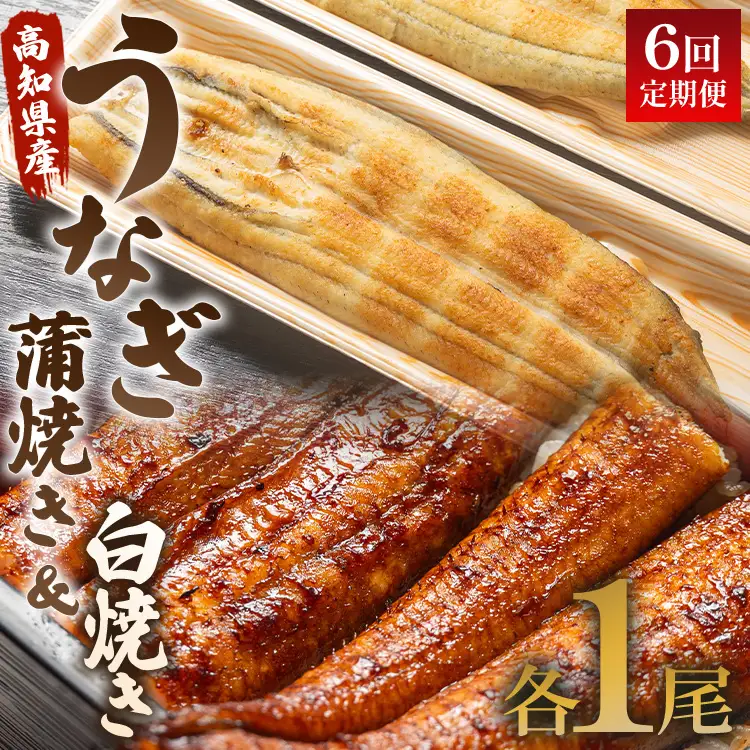 うなぎ 定期便 6回 うなぎ 蒲焼き 白焼き セット 120g 各1尾(無頭) 魚介 国産 海鮮 魚 かばやき 鰻 ウナギ 惣菜 おかず お手軽 しらやき 加工品 加工食品 冷凍  Wun-0103