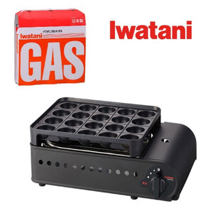イワタニ カセットガスたこ焼き器 炎たこII+カセットガス3P　【11100-0934】