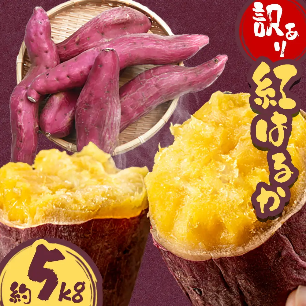 訳あり さつまいも 紅はるか 約5kg