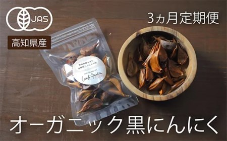 定期便 3回 3ヶ月 黒 ニンニク 産地直送 有機野菜 健康食品 小分け パック セット 高知県 須崎市